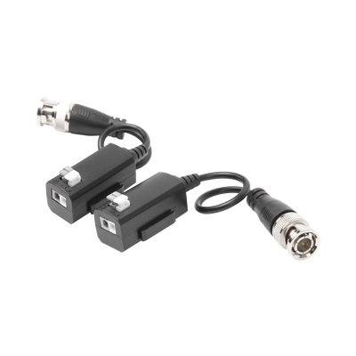 Kit de Transceptores (Baluns) Hasta 200m en 4K , TurboHD HD-TVI / HD-CVI / AHD / CVBS / COAXITRON / AUDIO POR COAXITRON / Menu OSD / Cable RF Blindado . Calidad PREMIUM