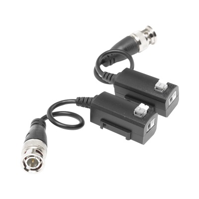 Kit de Transceptores (Baluns) Hasta 200m en 4K , TurboHD HD-TVI / HD-CVI / AHD / CVBS / COAXITRON / AUDIO POR COAXITRON / Menu OSD / Cable RF Blindado . Calidad PREMIUM