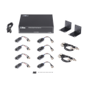 Kit 8 Canales/ Video+Poder con Utp