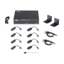 [KITTT8PVTURBOX] Kit 8 Canales/ Video+Poder con Utp