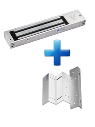 [KIT YM-180N(LED) + MBK-180NZL ] Chapa Magnética + Montaje ZL 350Lbs
