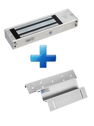 [KIT YM-500N(LED) + MBK-500NZL] Chapa Magnética + Montaje ZL 1200Lbs